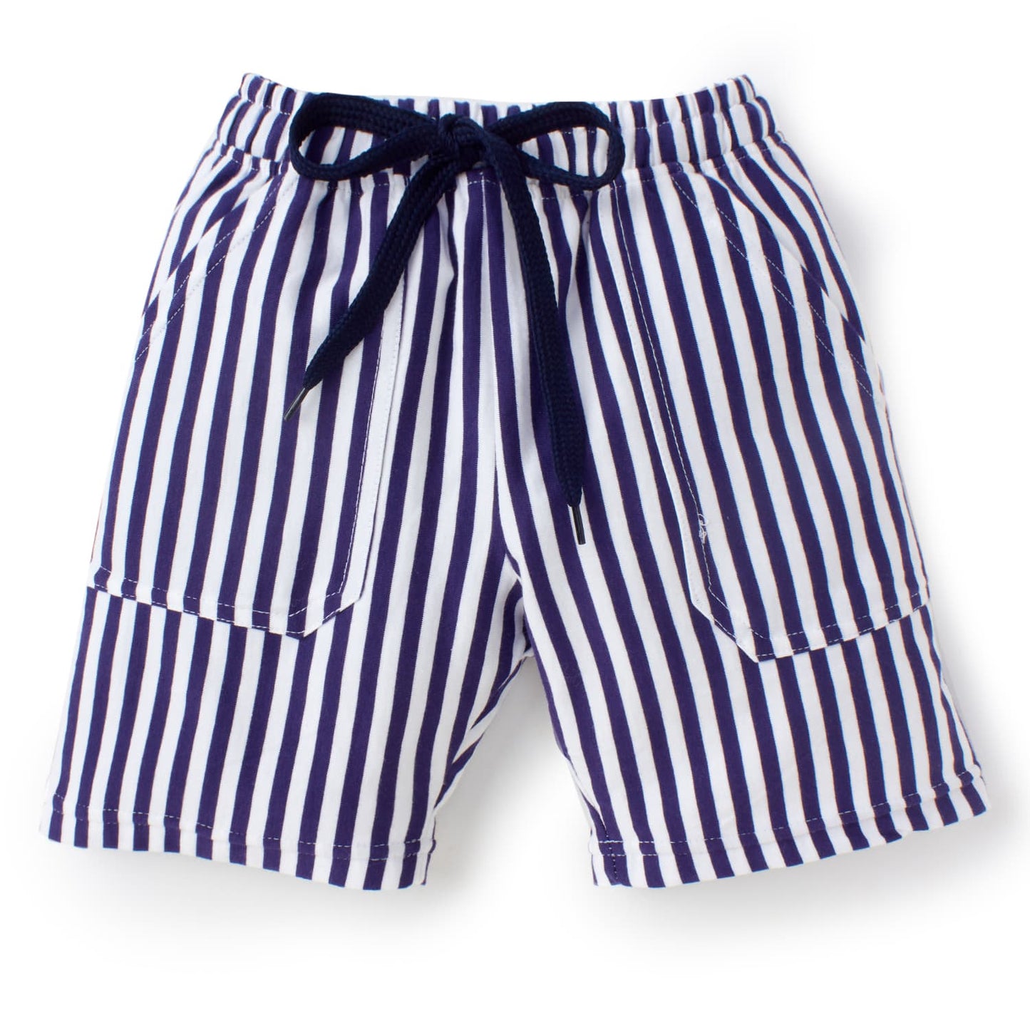 Knit N Knot Boys' Royal Blue Nautical Print T-shirt and Shorts Combo Set