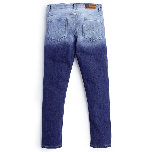 Blue Ombre Jeans- Boys' Slim Fit