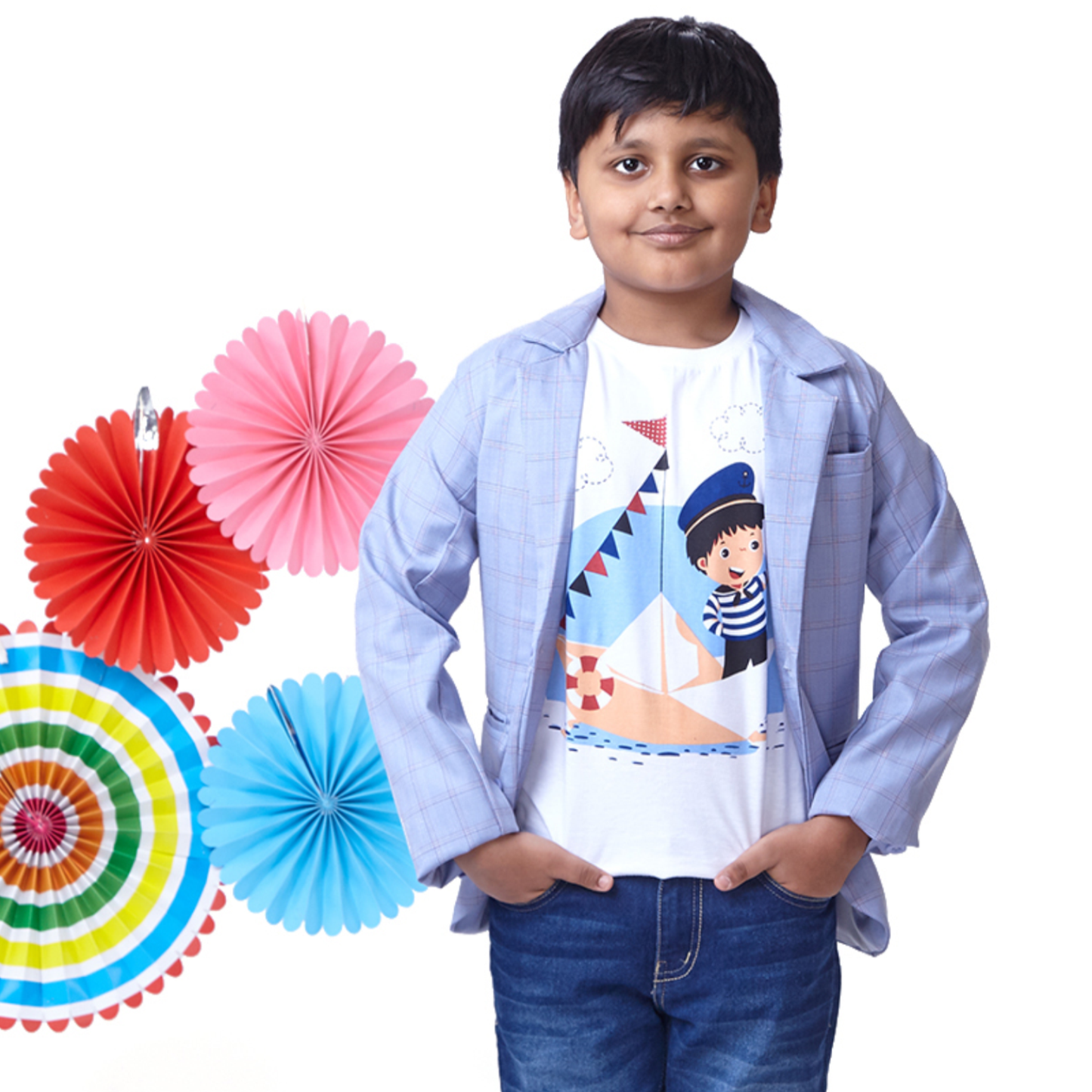 Light Blue Blazer & Tshirt