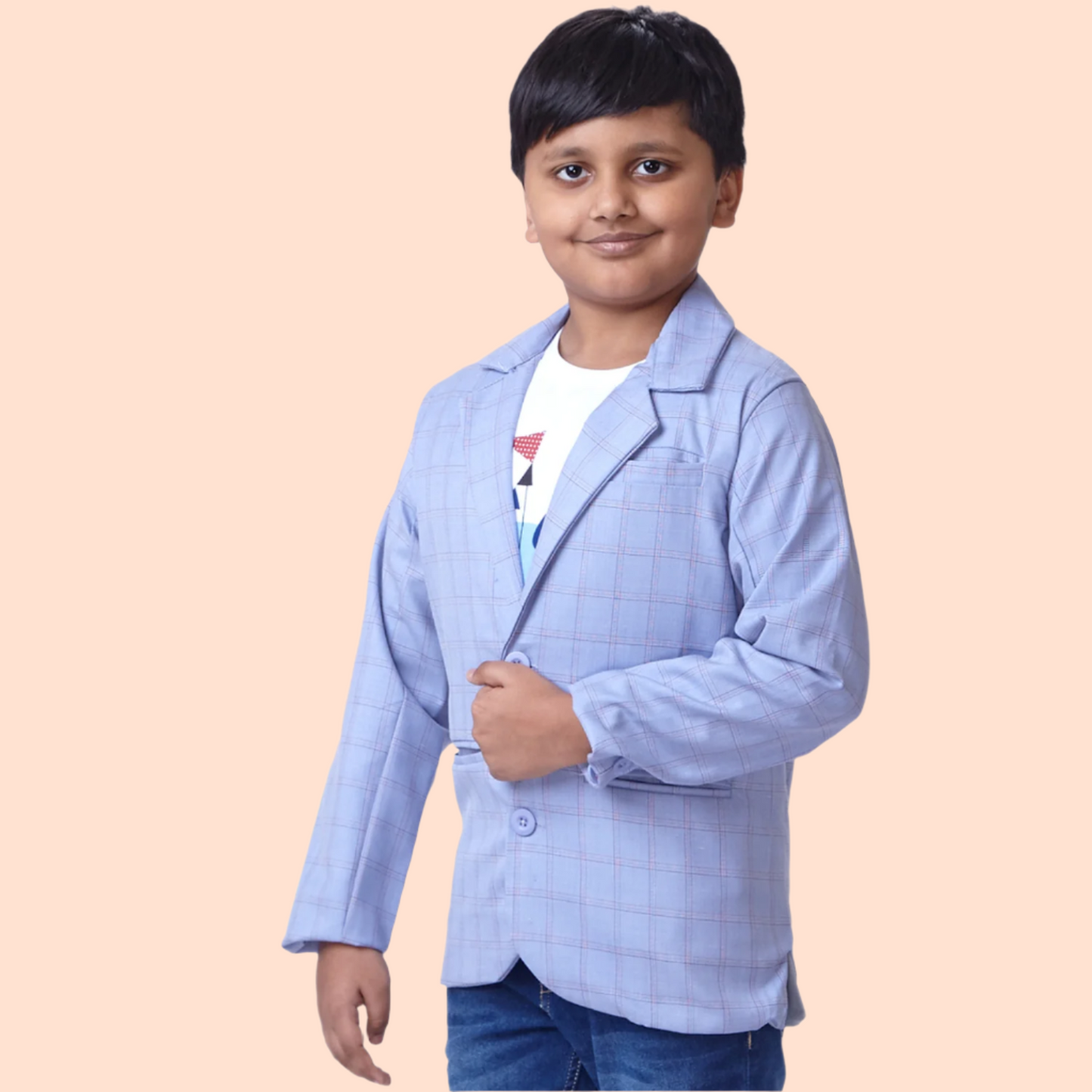 Blue Breeze Blazer Set