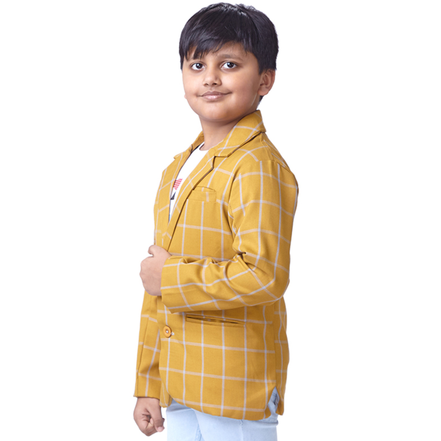 Ochre Yellow Blazer & Tshirt