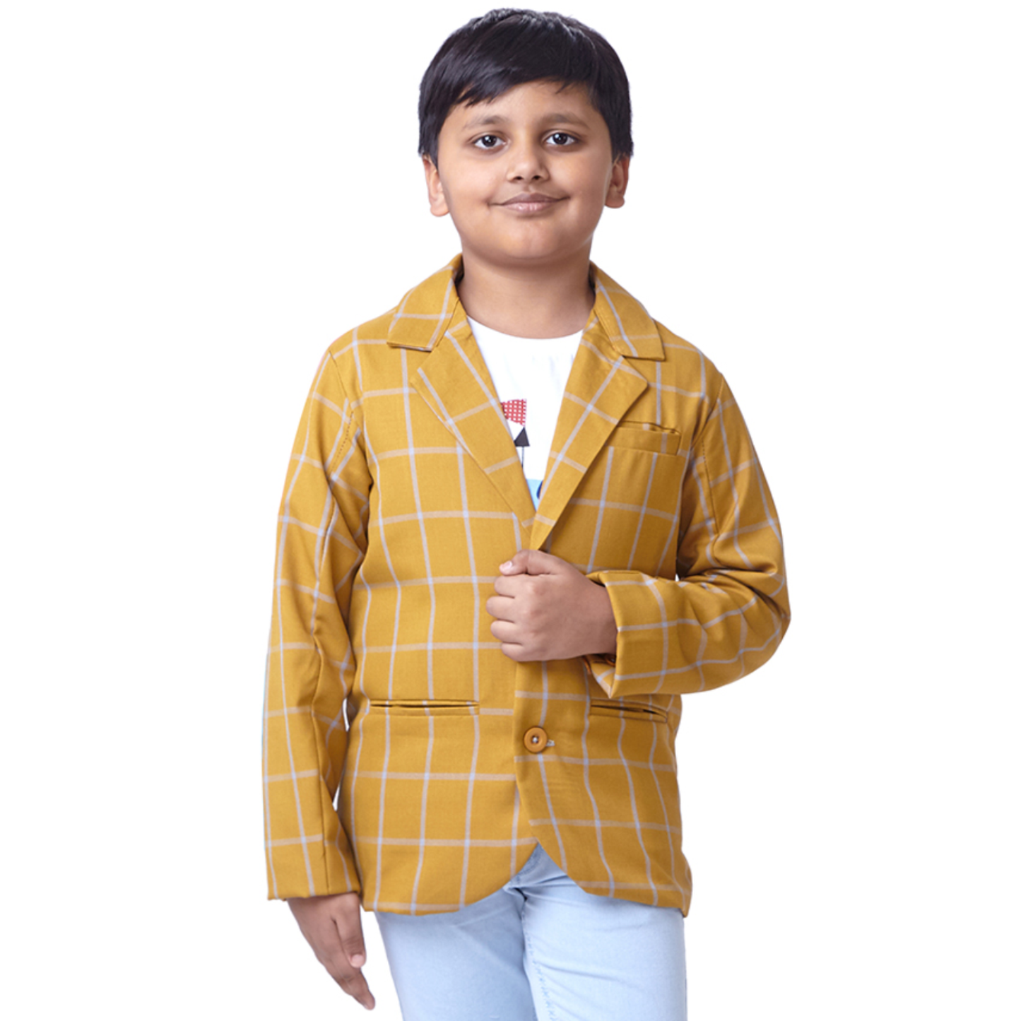 Ochre Yellow Blazer & Tshirt