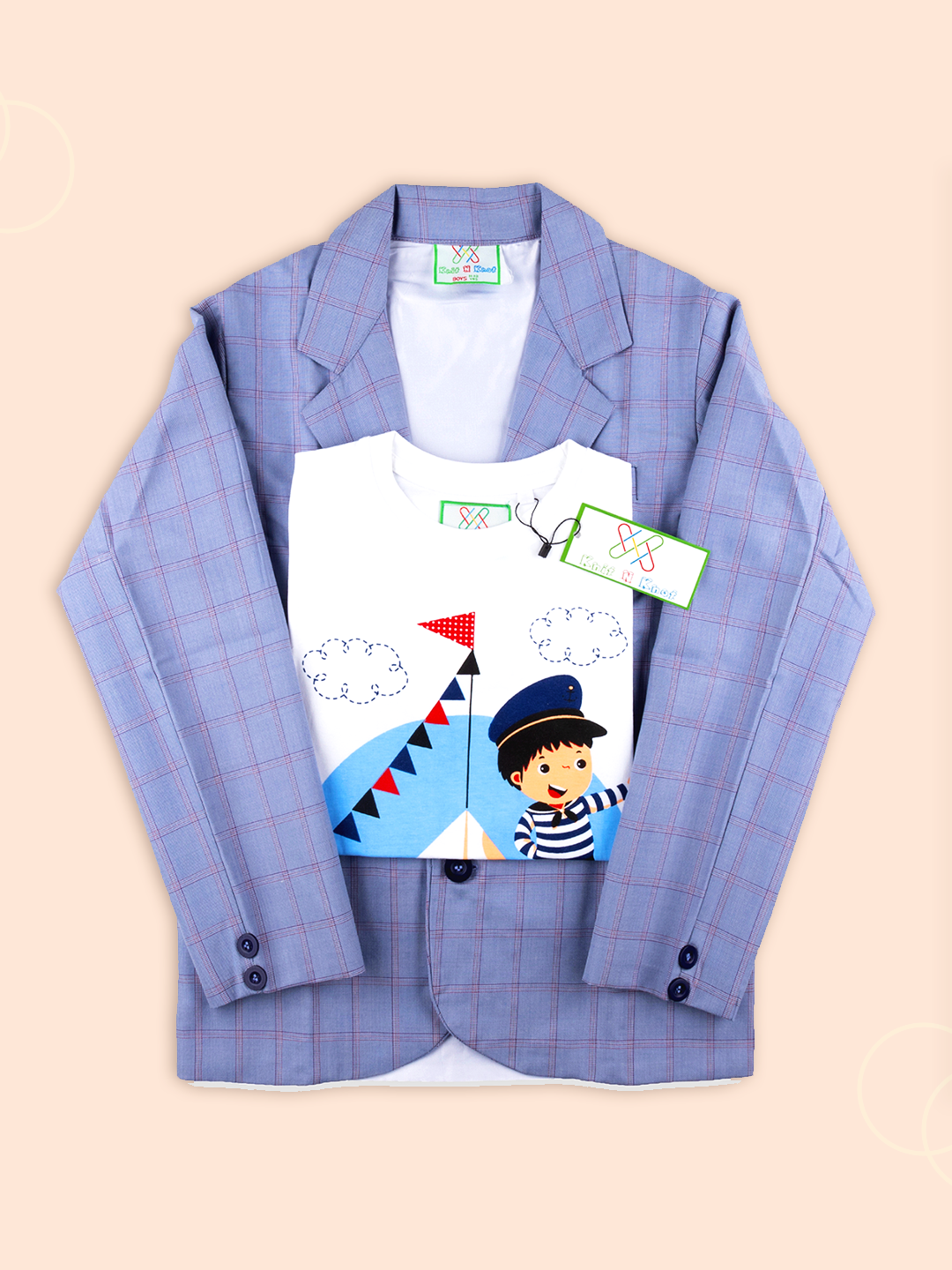 Light Blue Blazer & Tshirt
