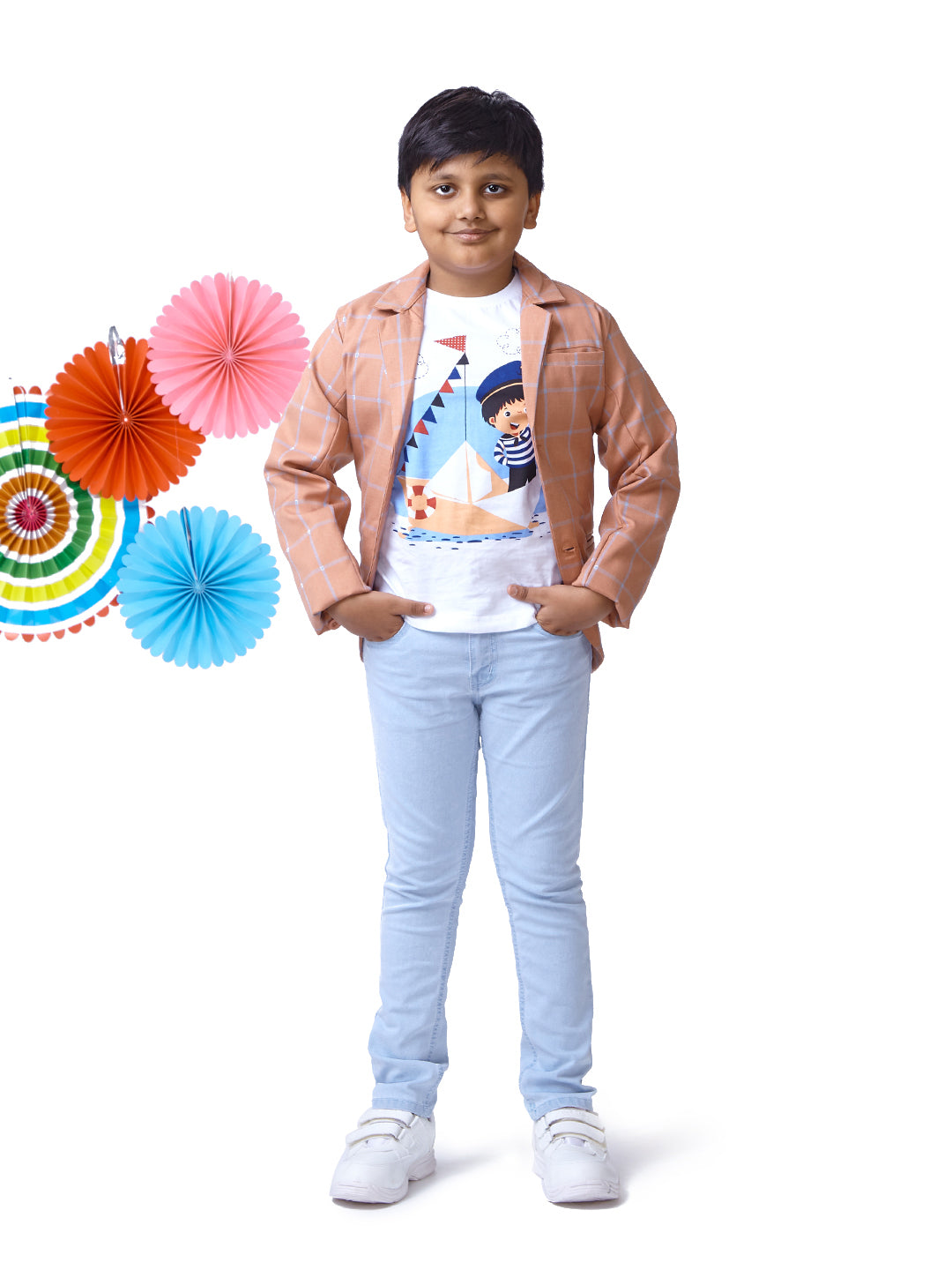 Coral Charm Blazer Set