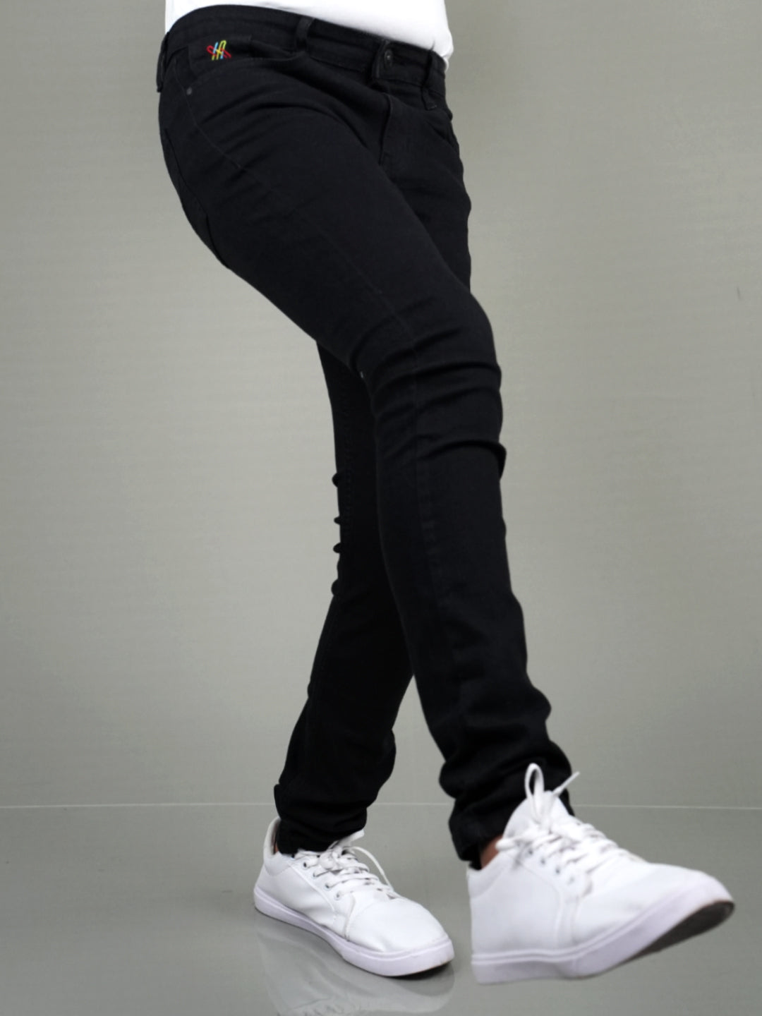 Dark Fantasy Black - Boys' Slim Fit Jeans