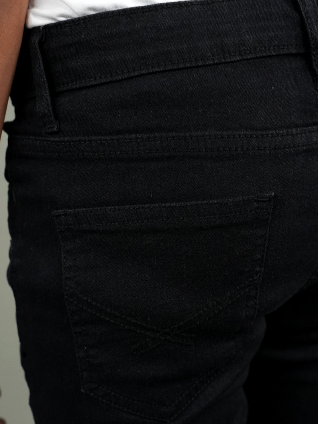 Dark Fantasy Black - Boys' Slim Fit Jeans