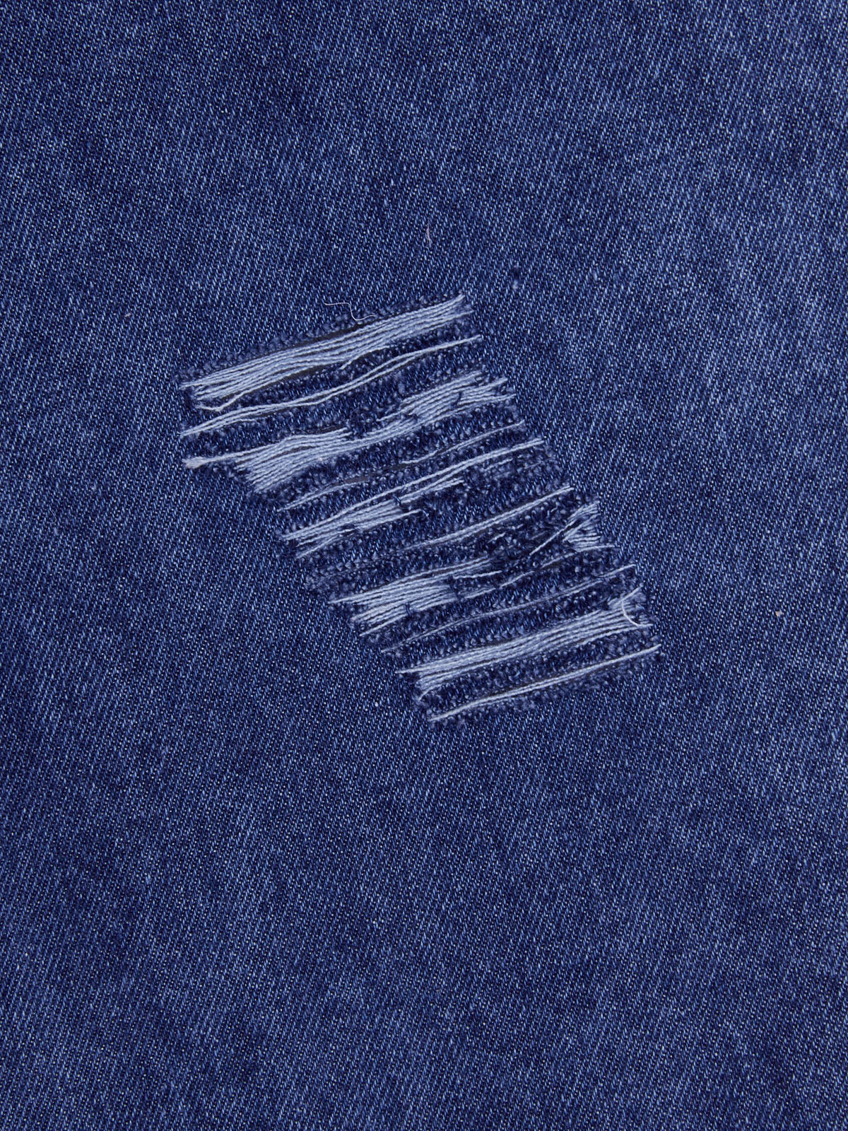Knit N Knot Girls' Kids Premium Indigo Blue Wide Leg high Rise Flared fit, Relaxed Loose Ruptured Cloud Bottom Effect Jeans | Regular Casual Festival Occassional Wear | Non Stretch | Adjustable Waist