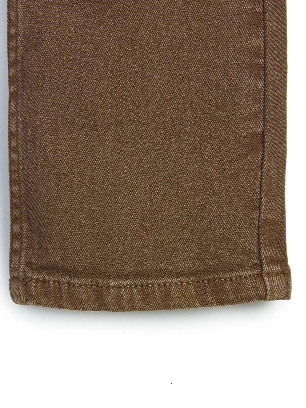 Knit N Knot Boys' Slim Fit Stretchable Brown Jeans