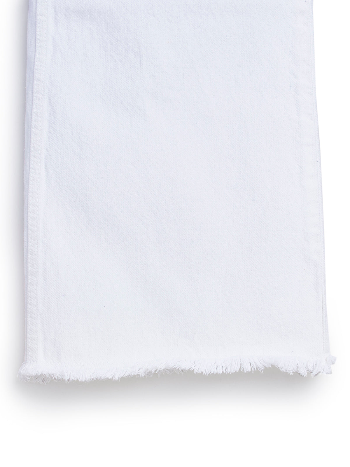 Knit N Knot Girls’ Wide Flared Fit White Jeans