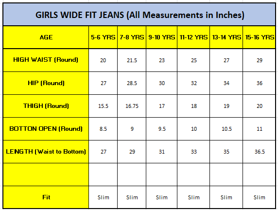 Knit N Knot Girls Wide Leg Jeans | Solid Indigo High Waist Denim Jeans with Frayed Hem | Relaxed Fit Casual Jeans for Girls | Kids Denim Bottom Wear