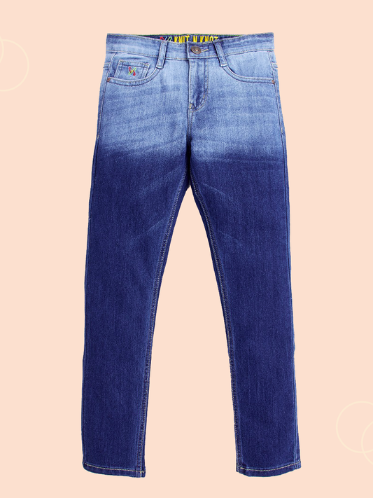 Blue Ombre Jeans- Boys' Slim Fit