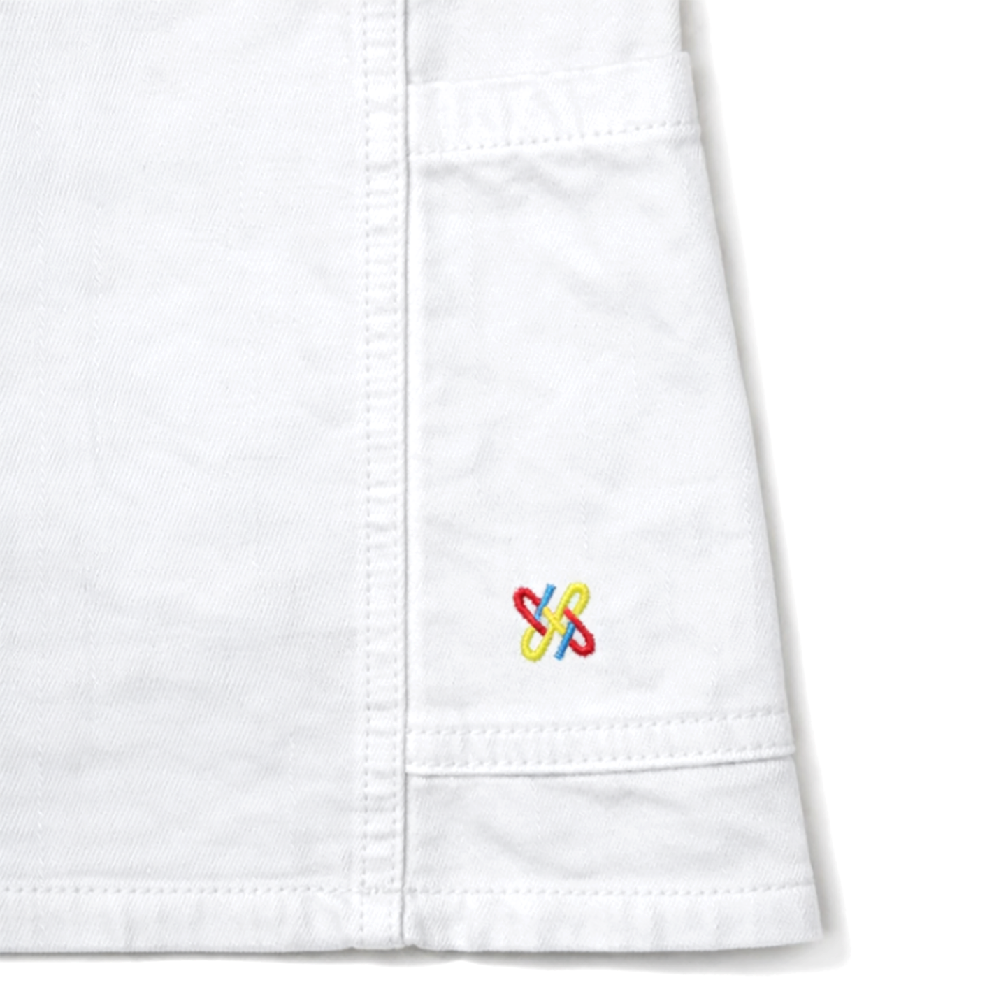 Knit N Knot Girls Premium White Denim Stretch Dungaree Dress | Adjustable Straps, Bib Pocket, Casual & Party | Soft Cotton-Rich Jeans Overall for Kids and Teenagers