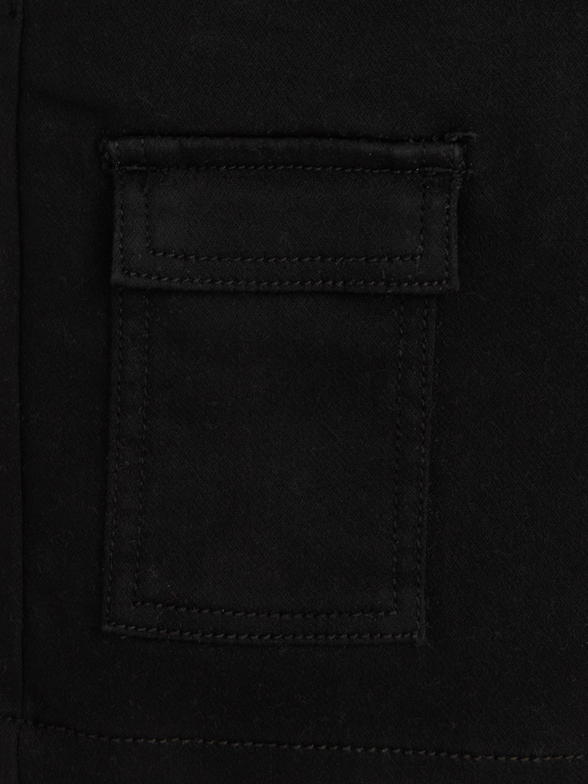 Knit N Knot Boys Jet Black Stretch Denim Cargo Shorts, Summer Cotton Casuals Wear, Elastic Rib with Drawstring, Utility Pocket, Kids Comfortable Fashion Wear